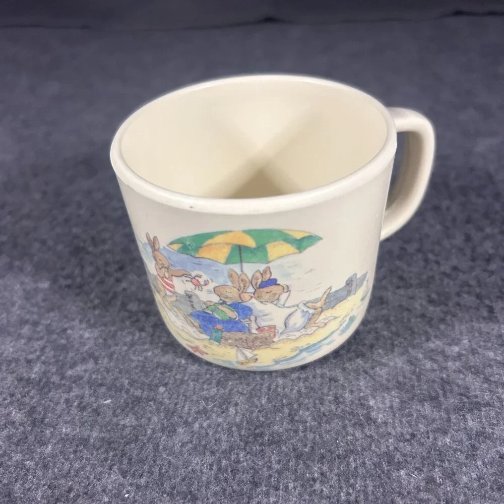 Royal Doulton BUNNYKINS Mug Beach Day‎ Plastic 1994